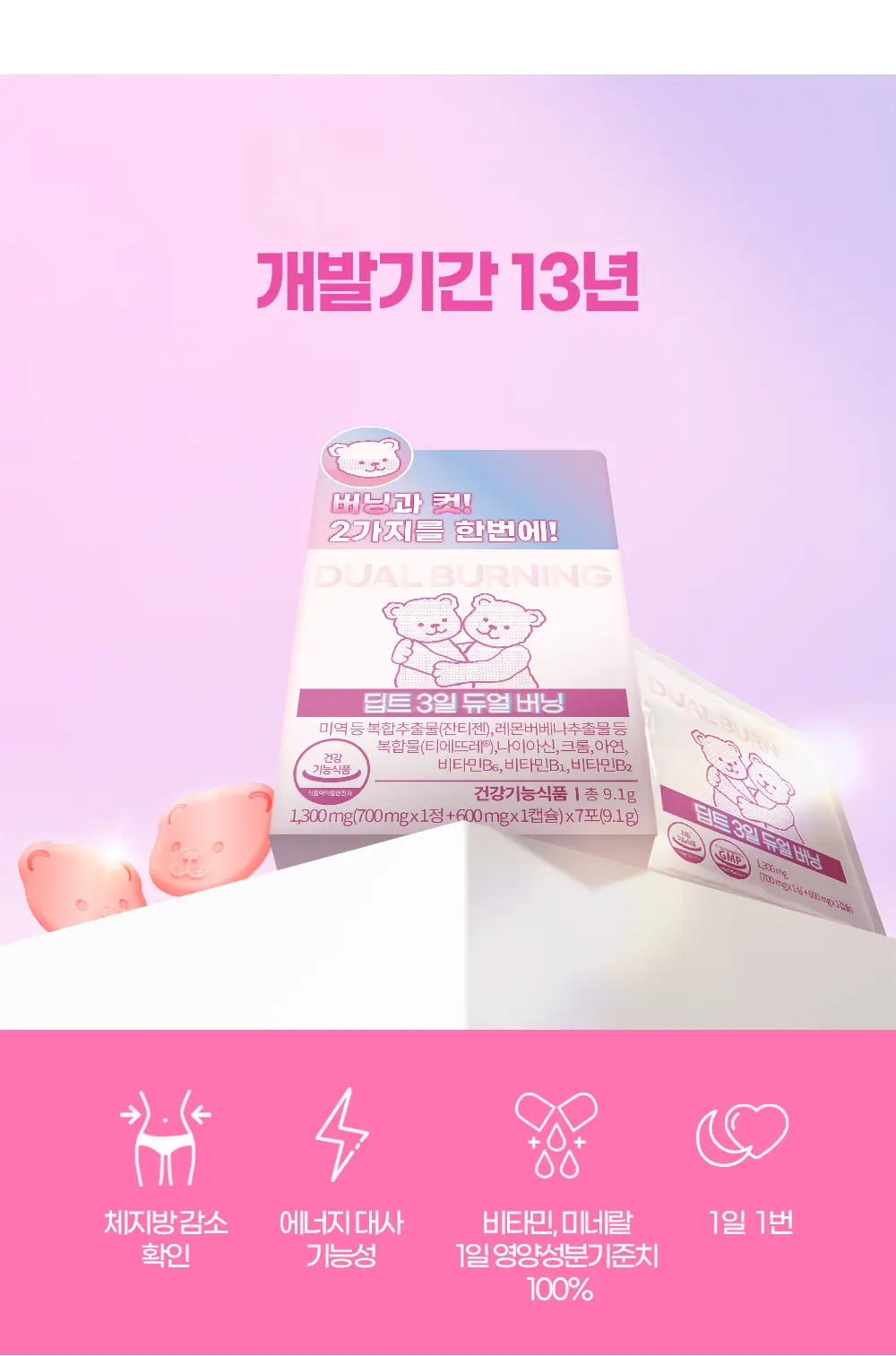 [권은비Pick] 딥트3일 2중케어 듀얼 버닝 (7포) 상세페이지 27